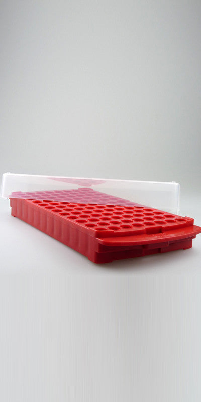Universal-Rack-Farbe-Rot-mit-Deckel-für-96-Proben-onlineshop-DoctorLab
